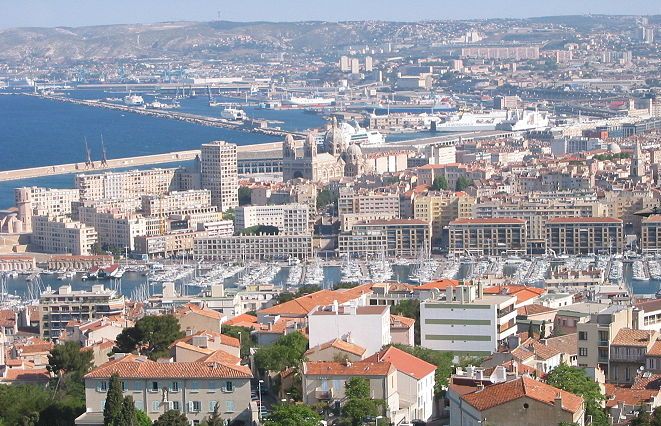 Marseille city and ports