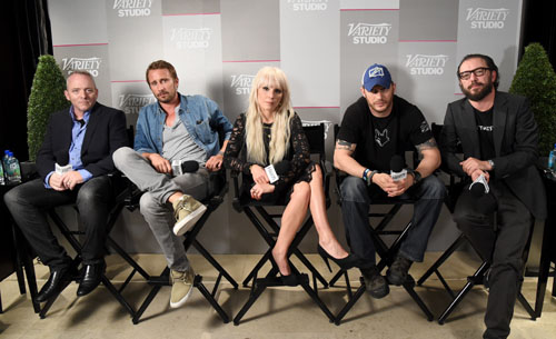 Dennis Lehane, Matthias Schoenaerts, Noomi Rapace, Tom Hardy, and Michaël R. Roskam