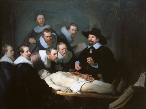 The Anatomy Lesson of Dr Nicolaes Tulp 1632 by Rembrandt van Rijn