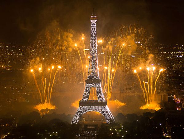 Bastille Day fireworks 2011